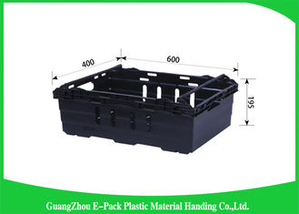 Reusable Stacking Storage Boxes , Household Small Plastic Crates For Logistic