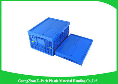 Mesh Folding Storage Crates, de Bakkenpp Materialen van de Huishouden Opvouwbare Plastic Opslag