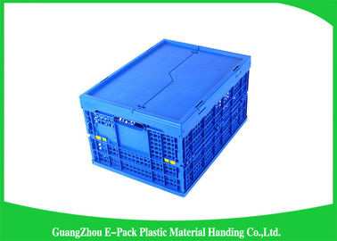 Mesh Folding Storage Crates, de Bakkenpp Materialen van de Huishouden Opvouwbare Plastic Opslag