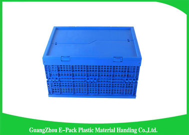 Mesh Folding Storage Crates, de Bakkenpp Materialen van de Huishouden Opvouwbare Plastic Opslag