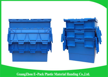 Bakken van de pakhuis de Plastic Opslag met Deksels, 600 * 400 * 315mm Aangepaste Opslag Plastic Dozen