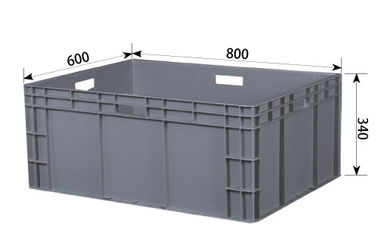 Standaardwarehouseeuro die Containers stapelen die Opslag Grey Light Weight bewegen
