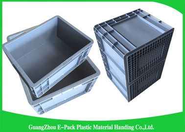 Standaardwarehouseeuro die Containers stapelen die Opslag Grey Light Weight bewegen