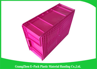 Grote de Capaciteitsruimte die van pakhuis Plastic Stapelbare Containers Vouwbare Vervoer bewaren
