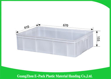 Rechthoek die Grote Plastic Opslagdozen, Grote Plastic Containers Vriendschappelijke Eco vouwen -