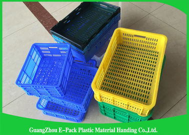 Het de Ranggemak van gezondheidsmesh plastic food crates food slaat het Gemakkelijke Stapelen op