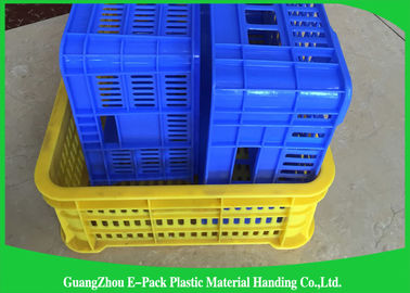 Het de Ranggemak van gezondheidsmesh plastic food crates food slaat het Gemakkelijke Stapelen op