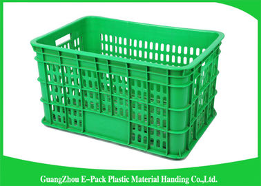 Grote Geluchte Economische Plastic Voedselkratten Rekupereerbaar voor Landbouw 670 * 480 * 420mm