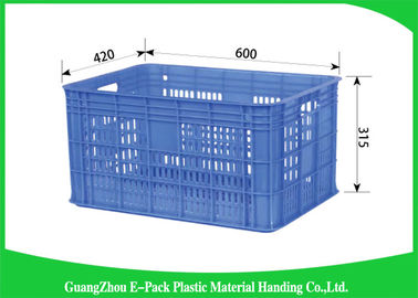 Mesh Vegetablestacking Storage Boxes, Grote Grote Plastic Opvouwbare Verpakkingskratten