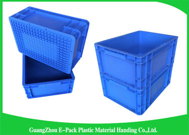 Grote Capaciteits Plastic Stapelbare Containers die Vervoersblauw opslaan
