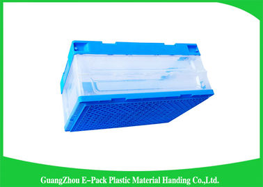 Aangepaste Opvouwbare Plastic die Containerses voor Groente en Vruchten Opslag wordt opgeslagen