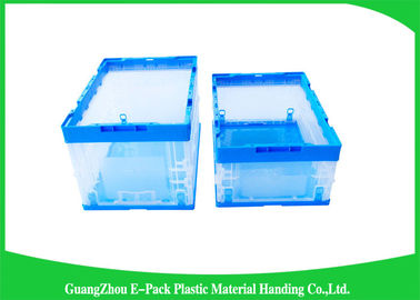 Maagdelijke Opvouwbare Plastic de Opslagdozen van pp met Deksels, Vouwbare Plastic Waterdichte Container