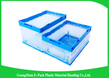 Maagdelijke Opvouwbare Plastic de Opslagdozen van pp met Deksels, Vouwbare Plastic Waterdichte Container
