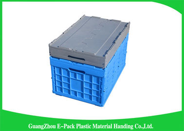 65L verpakkend Opvouwbare Plastic Containers Rekupereerbare Ruimtebesparing 600 * 400 * 105mm