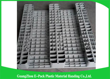 Aangepaste Logistiek Op zwaar werk berekende Plastic Pallets 1200 * 1200 * 160mm voor Voedselindustrie