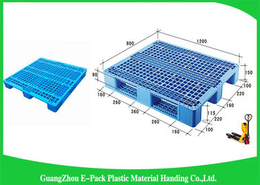 Enige Gezichts Kleine Plastic Pallets met Staal binnen Buizen, Lichte Plicht Mini Plastic Pallets