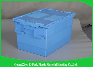Bakken van de pakhuis de Plastic Opslag met Deksels, 600 * 400 * 315mm Aangepaste Opslag Plastic Dozen
