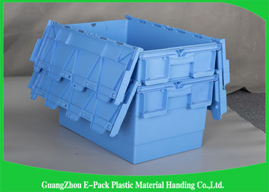 Bakken van de pakhuis de Plastic Opslag met Deksels, 600 * 400 * 315mm Aangepaste Opslag Plastic Dozen