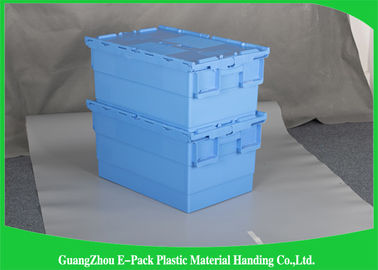 Bakken van de pakhuis de Plastic Opslag met Deksels, 600 * 400 * 315mm Aangepaste Opslag Plastic Dozen