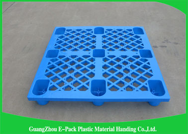 Nestable Plastic Pallets 9 de Benenuitvoer Blauwe 1200 * 1000mm van de Economicalading
