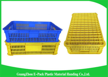 50.4L HDPE Plastic Voedselkratten/stapelbare plastic de opslagbakken van het krasbewijs
