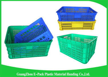 50.4L HDPE Plastic Voedselkratten/stapelbare plastic de opslagbakken van het krasbewijs