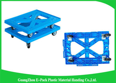 150kg het duurzame Op zwaar werk berekende Plastic Bewegen zich Dolly, Logistiek Vierwielig Karretje