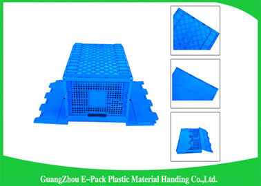 Mesh Collapsible Plastic Containers met Deksels In bijlage/Pakket die Plastic Kratten vouwen