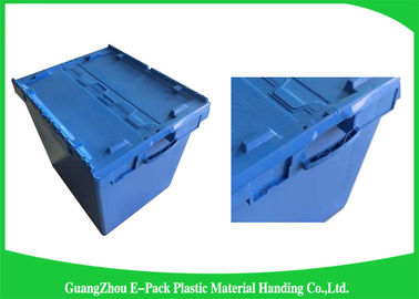 Het bewegen van Containers de Plastiek In bijlage van het Kratdeksel voor Hulpmiddel, Gemakkelijk om 75*57*62.5CM schoon te maken