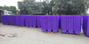Water - Bewijs 600*400*365 die Mm Plastic Totalisators met Anti-diefstal Knoopverbinding stapelen