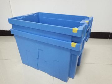 Het stapelen van Nestelend Stevig Plastic Tote Box Standard Size 600*400mm