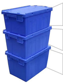 Aangepaste Logo Printing Plastic Attached Lid-Containers/pp Tote Boxes