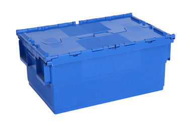 Meer Containers van het de Stapelnest van het kleuren100% Maagdelijke Polypropyleen maakten het Staaldraad van de Deksels600*400 mm het Standaardgrootte Assembleren vast