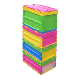 Logo Printing Non - Giftige Opvouwbare Plastic Containers Amerikaanse Standaardgrootte