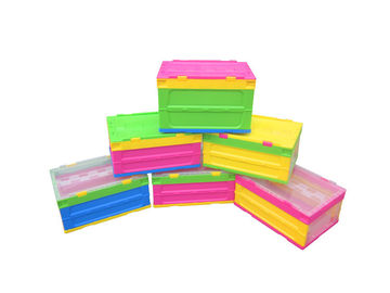 Logo Printing Non - Giftige Opvouwbare Plastic Containers Amerikaanse Standaardgrootte