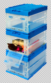 Duurzame Opvouwbare Plastic Containers die Breedtekanten 530*365*335 mm openen