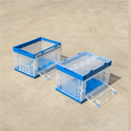 Lengtepartijen die Opvouwbare Plastic Containers Maagdelijke pp Materiële Gepaste kleur openen