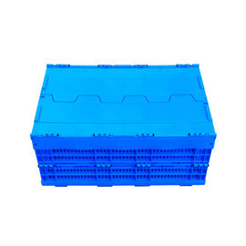 600*400*278 Stevige de Dekkings Plastic Opvouwbare Kratten Bodem In bijlage van mm