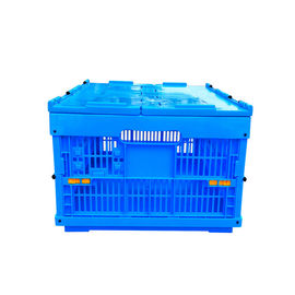 600*400*278 Stevige de Dekkings Plastic Opvouwbare Kratten Bodem In bijlage van mm
