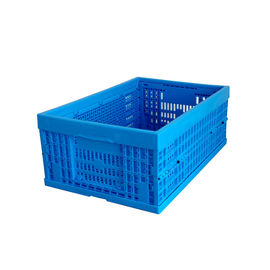 De verse Plastic Opvouwbare Kratten 600*400*240 mm Mesh Structure van de Voedsellading