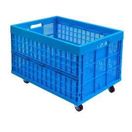 De grote 800 Plastic Opvouwbare Kratten van mm met 4sets-Gietmachinesoptie