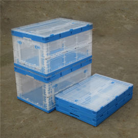 Opvouwbare Vouwbare Plastic Doos, het Plastic Opslagcontainers Gemakkelijke Nemen