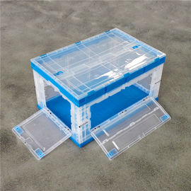 Opvouwbare Vouwbare Plastic Doos, het Plastic Opslagcontainers Gemakkelijke Nemen