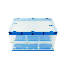 Gevouwen Plastic Opvouwbare de Keten van de Containerslevering Aangepaste Dozenkleur