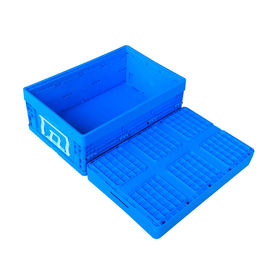 Stabiele Blauwe Opvouwbare Plastic Containers/Plastic Kratten vouwen die