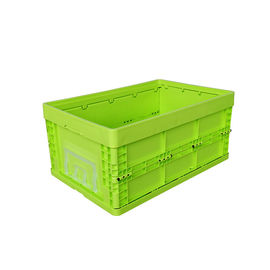 Standaardgrootte Groene Opvouwbare Plastic Containers/Vouwbare Plastic Doos