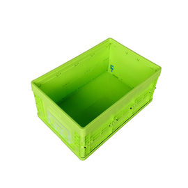Standaardgrootte Groene Opvouwbare Plastic Containers/Vouwbare Plastic Doos