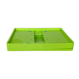 Standaardgrootte Groene Opvouwbare Plastic Containers/Vouwbare Plastic Doos