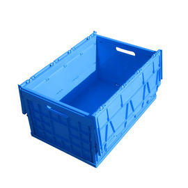 600*400*330 het Draagbare Plastiek die van mm Opslagkratten voor Inzameling vouwen