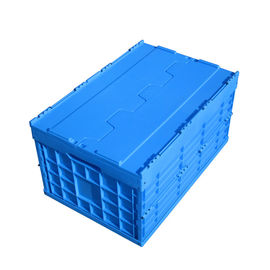 600*400*330 het Draagbare Plastiek die van mm Opslagkratten voor Inzameling vouwen